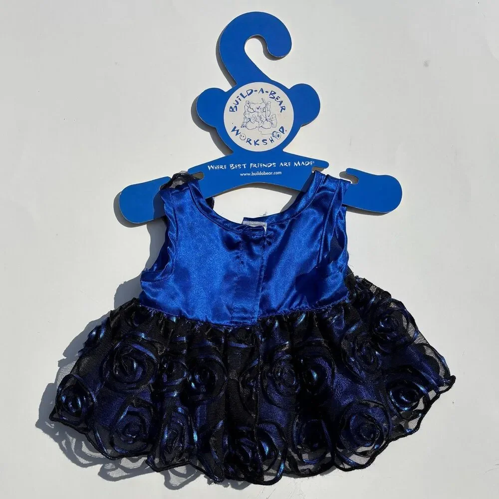 Build a Bear Royal Blue & Black Fancy Dress